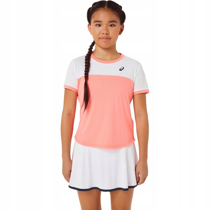 Dívčí sportovní tričko Asics Tennis Ss Top Guava/White M