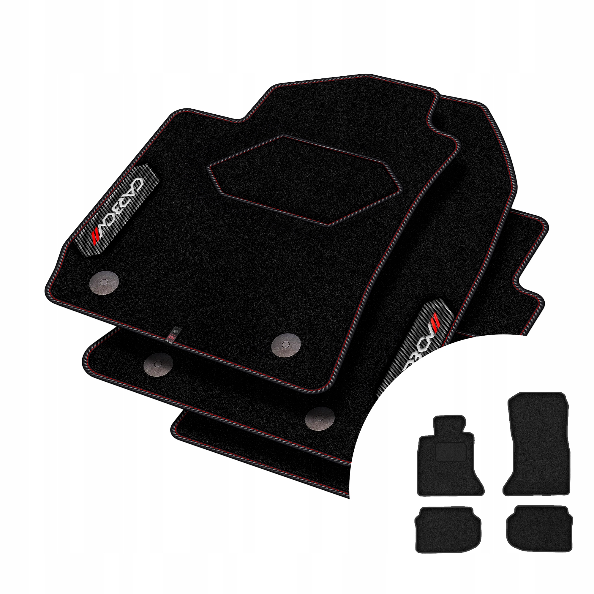Koberce Carbon pro Bmw řady 5 F10 2010-2013
