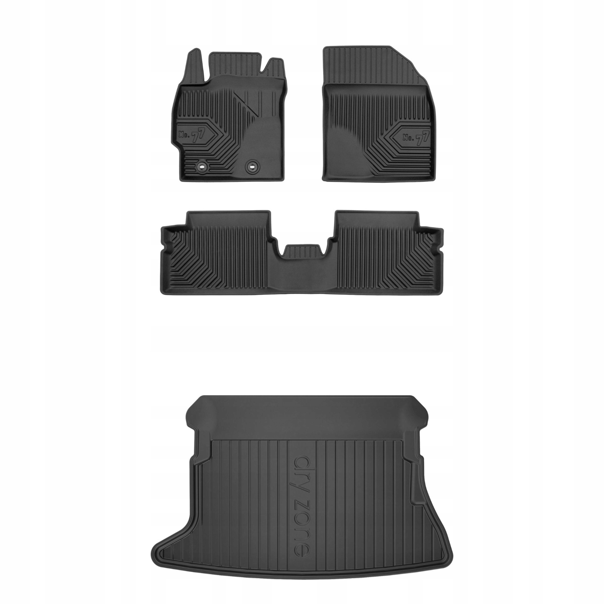 Sada gumových kobercov a rohoží pre Toyota Auris I