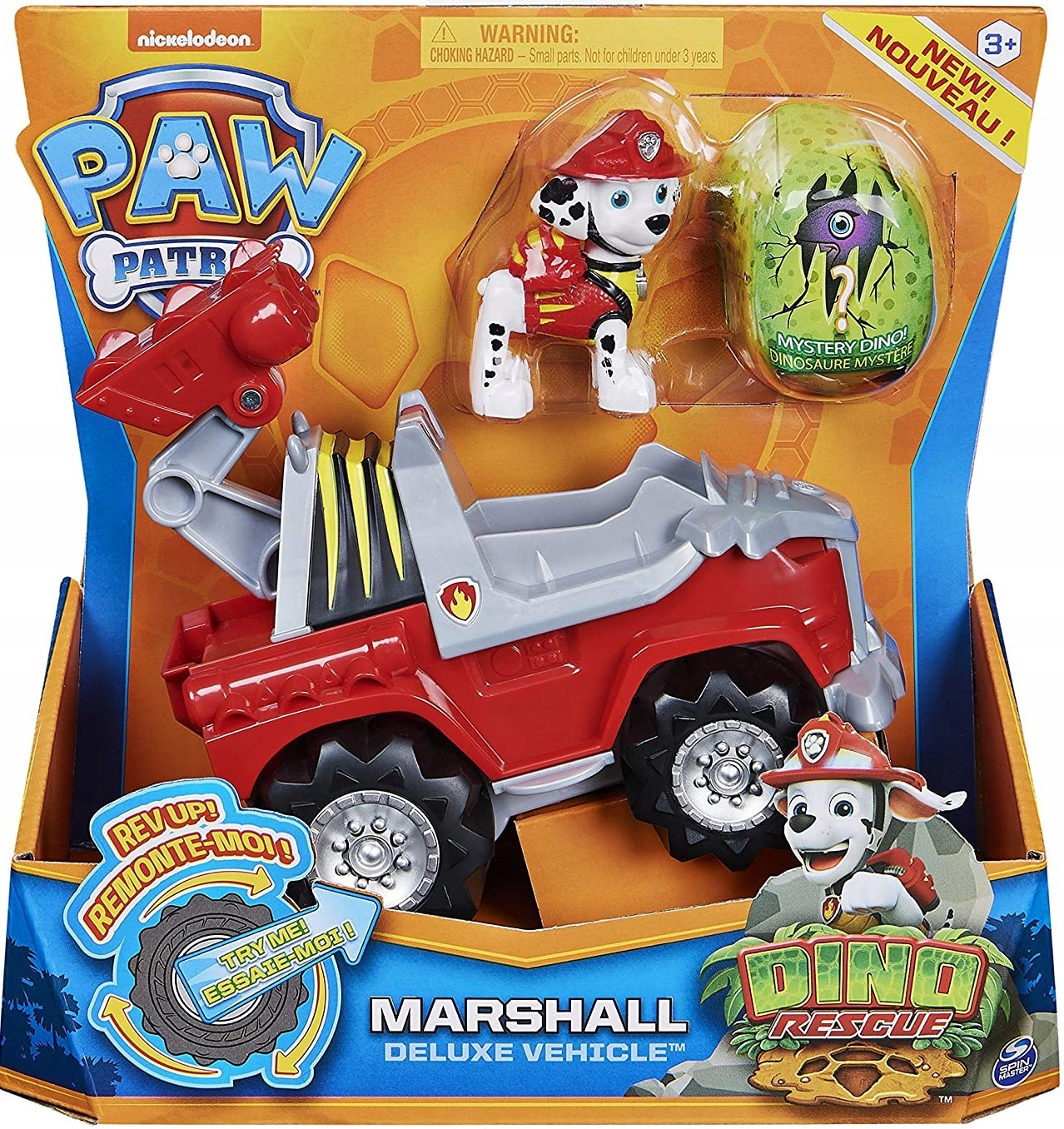 

Psi Patrol Pojazd Dino Rescue Marshall Figurka