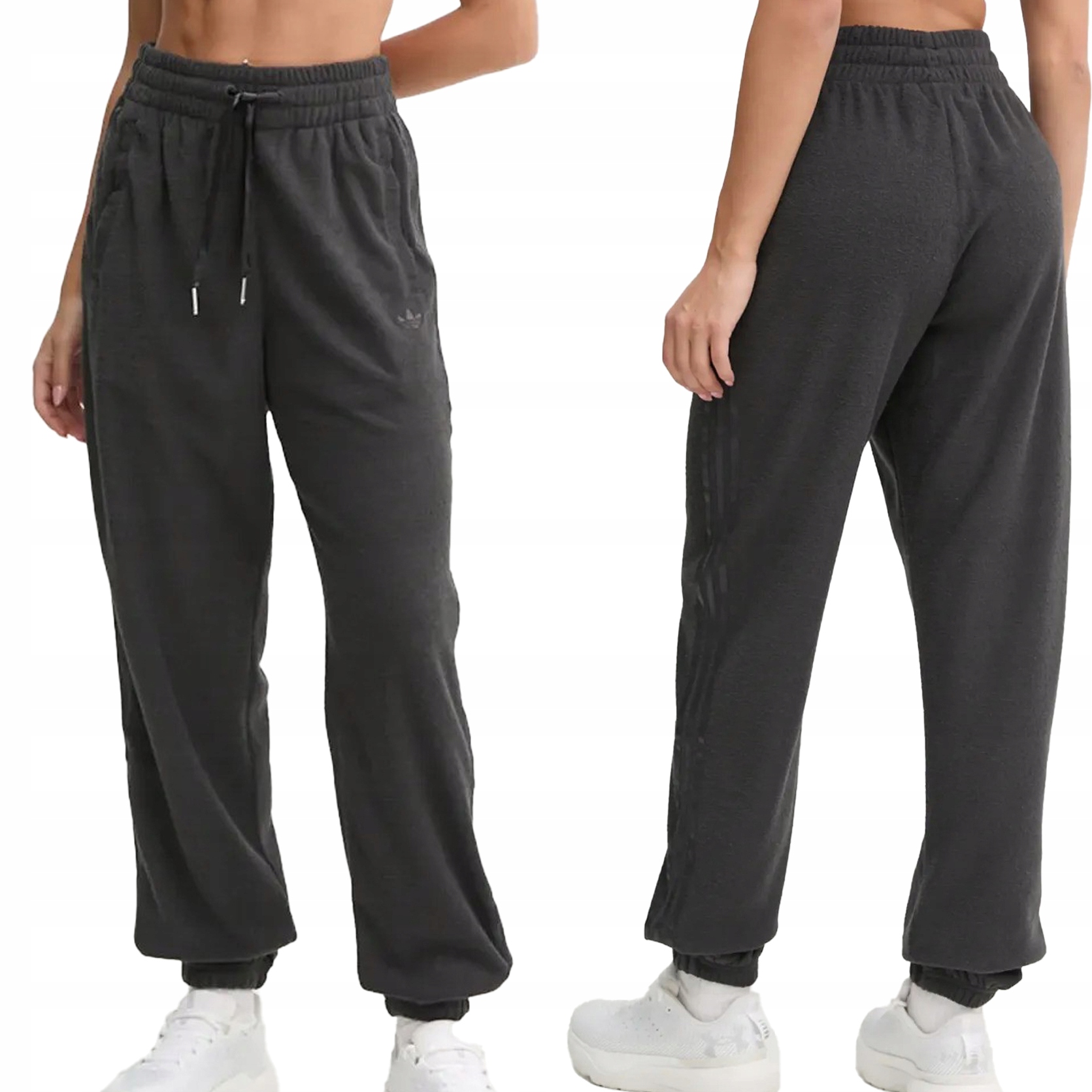 Adidas dámské tepláky černé fleecové jogger tepláky JN3009 M