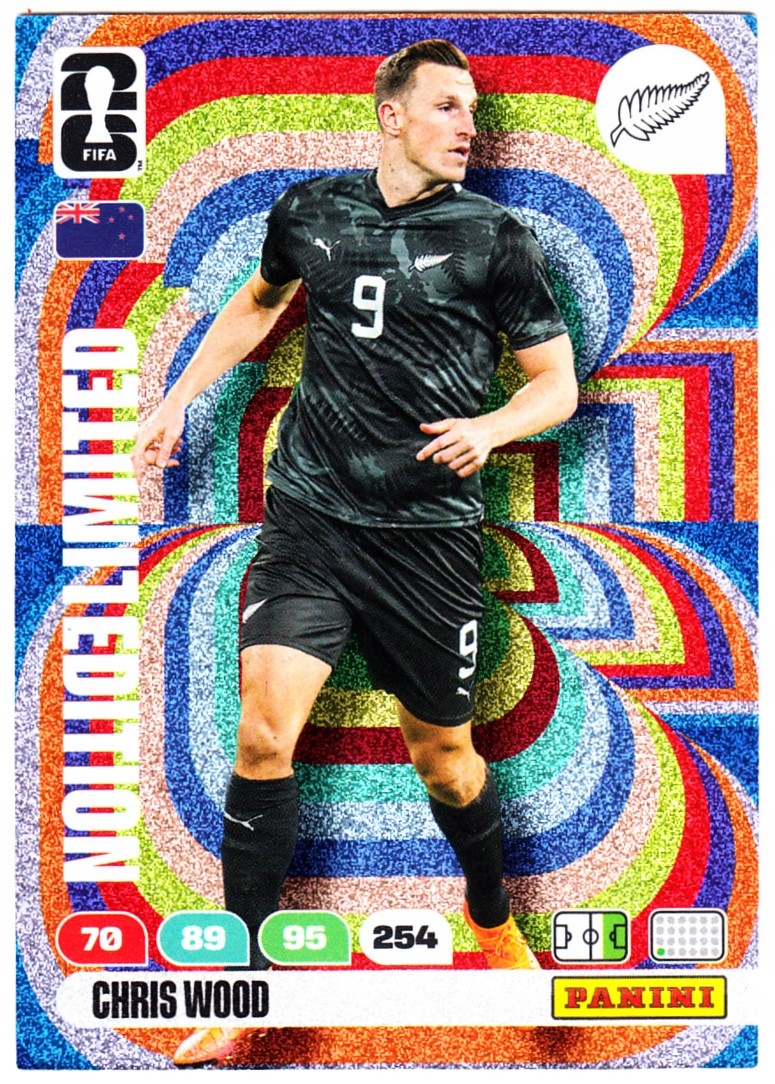 Karta Piłkarska Panini Fifa World Cup 2026 Limited Edition Chris Wood