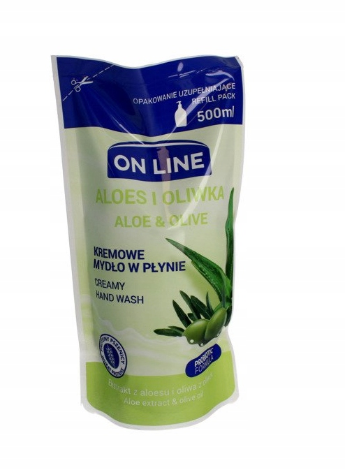 

Kremowe Mydło W Płynie Online- aloes i oliwka