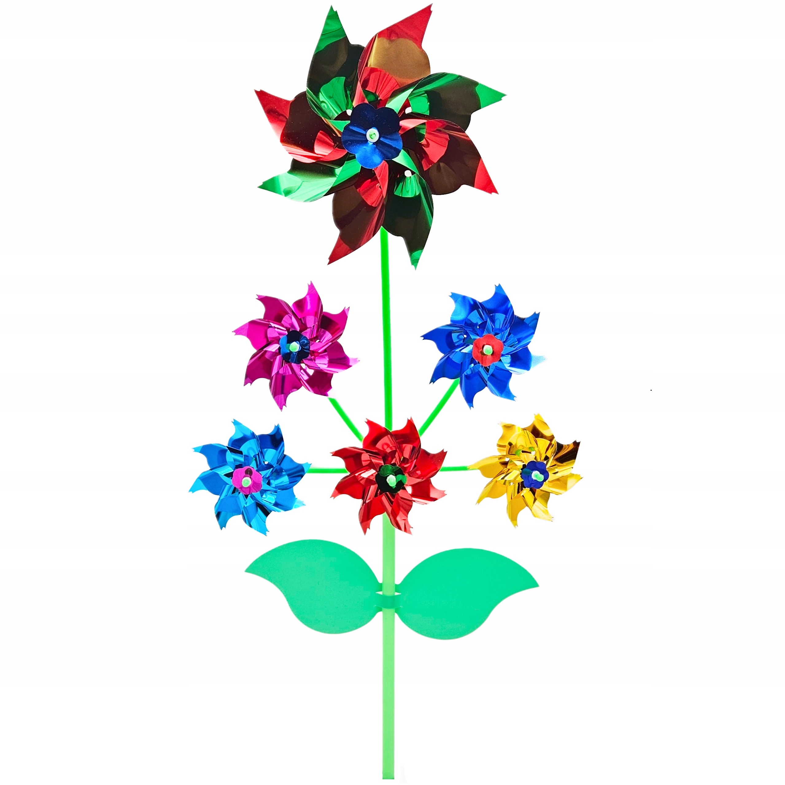 DUŻY WIATRAK WIATRACZEK NA PATYKU ZABAWKA KOLOROWY 60CM 1SZT Marka Event