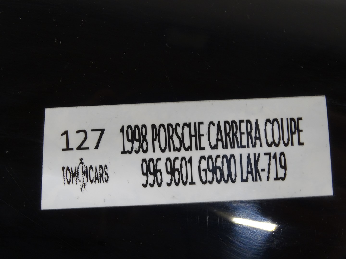 door left left front front PORSCHE CARRERA COUPE 996 LAK 719