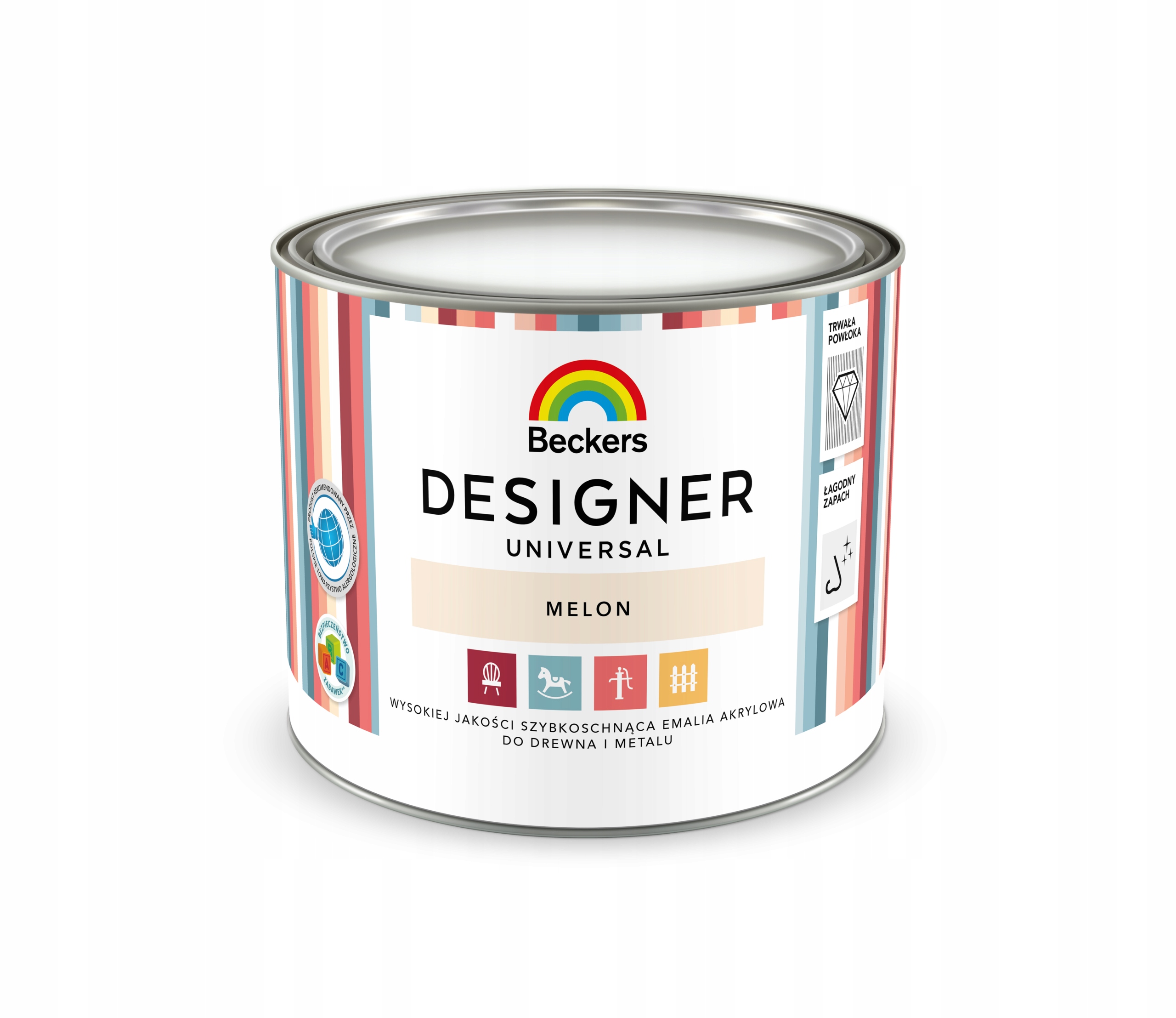 

Beckers Designer Emalia 0,5L Drew/met Melon