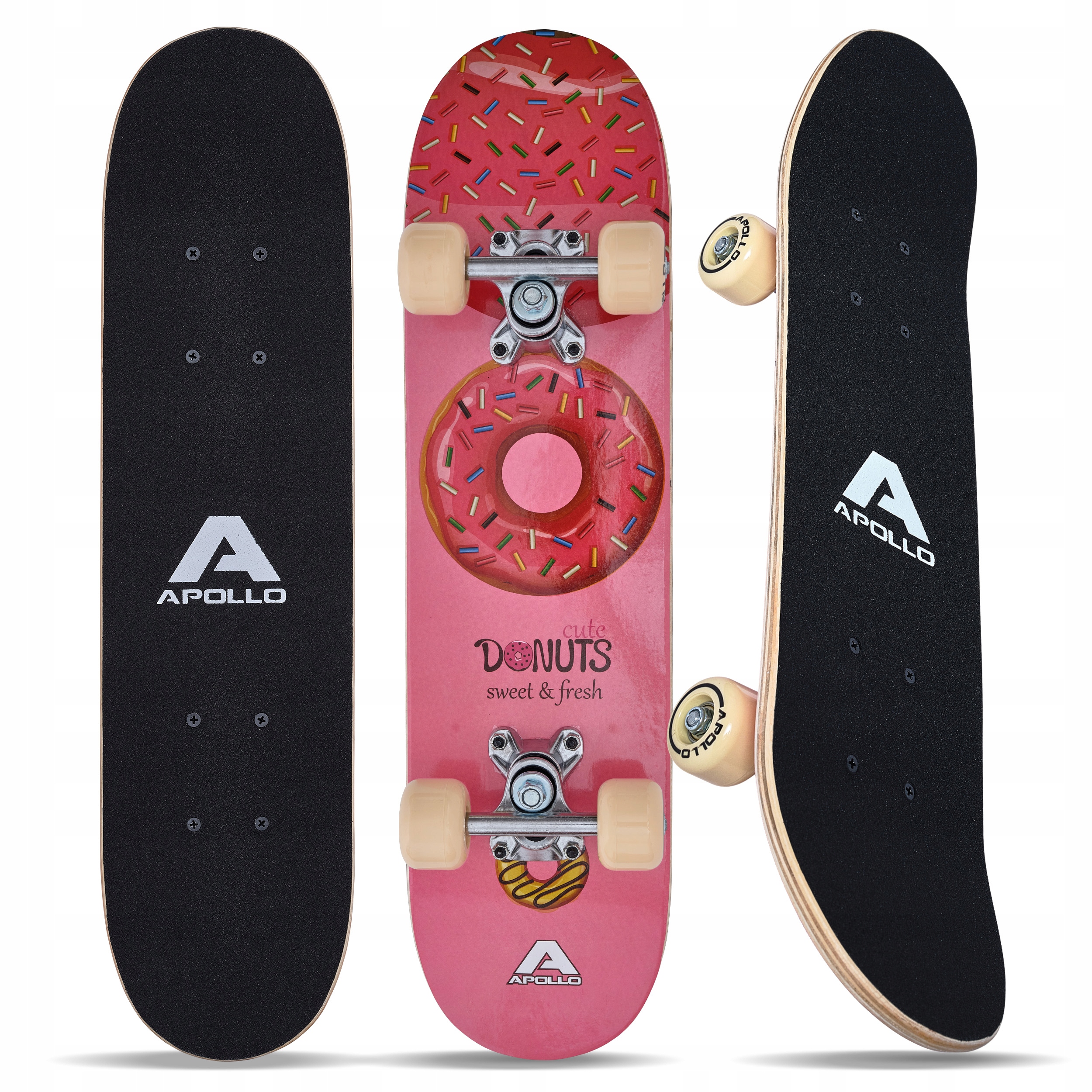 Deskorolka Apollo 61cm ABEC-3 Nowa w pełni zmontowana deskorolka dla dzieci