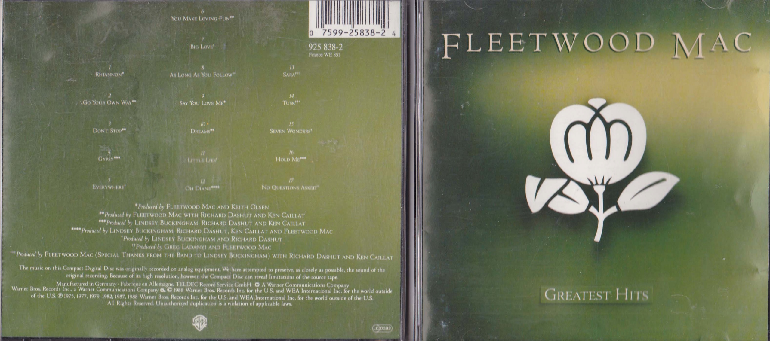 FLEETWOOD MAC - Greatest Hits