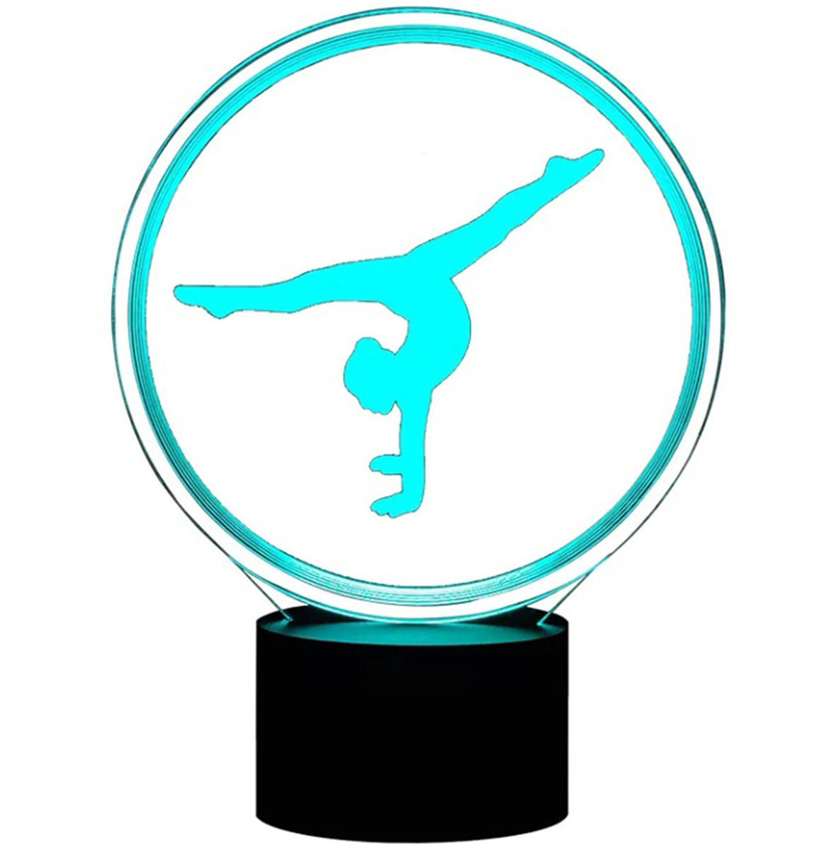 LAMPKA NOCNA LED RGB 3D DLA DZIECI LAMPA DO SYPIALNI BIURKO USB PILOT ZD98F