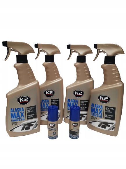 

4 Sztuki K2 Alaska Max 700ML Odmrażacz Do Szyb