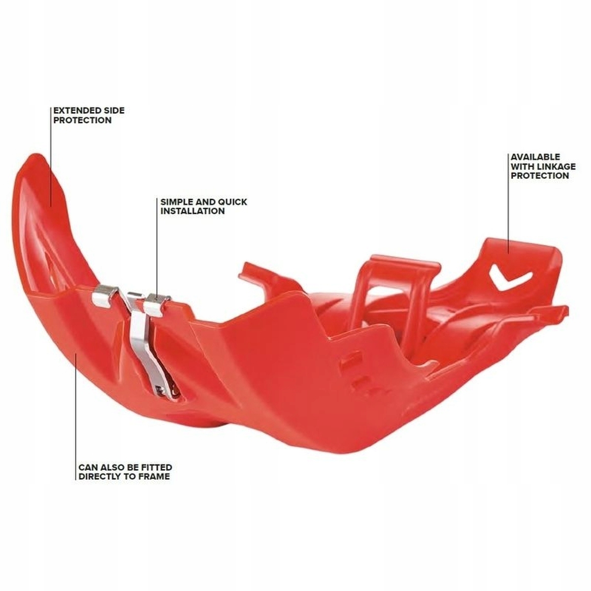 Polisport Krytka Motora Fortress Skid Plate S Krytom Pro-link Ktm Sx-f 250