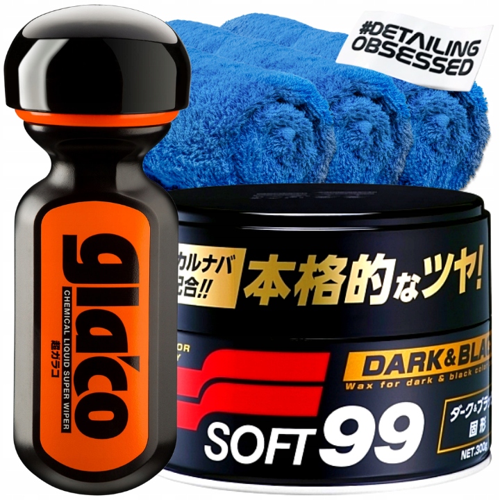 

Soft99 Dark & Black Carnauba Wosk Zestaw