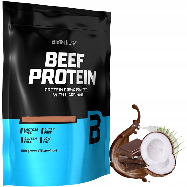 Biotech beef protein 500g - bodyfoodas.lt maisto papildai