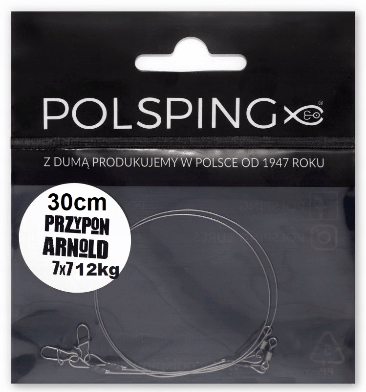 

Przypon Polsping Arnold Surflon 7x7 12kg 30cm 2szt
