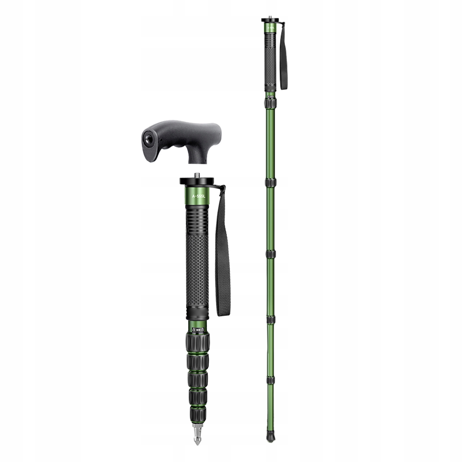 Manbily Monopod do Aparatu, Aluminiowy, Przenośny, Lekki Monopod Podróżny