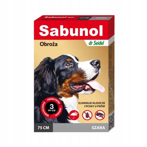 

Sabunol obroża szara pchły kleszcze dla psa 75cm