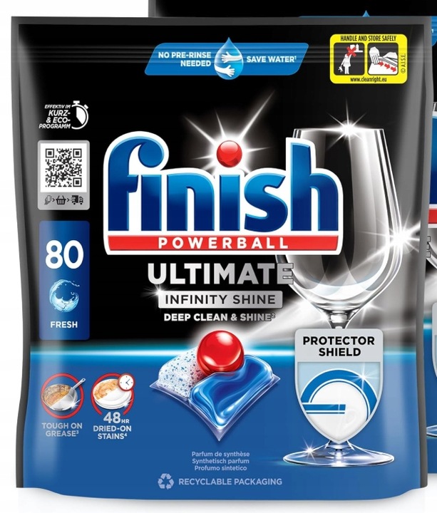 Finish Ultimate Infinity Shine Tablety do myčky kapsle 80ks