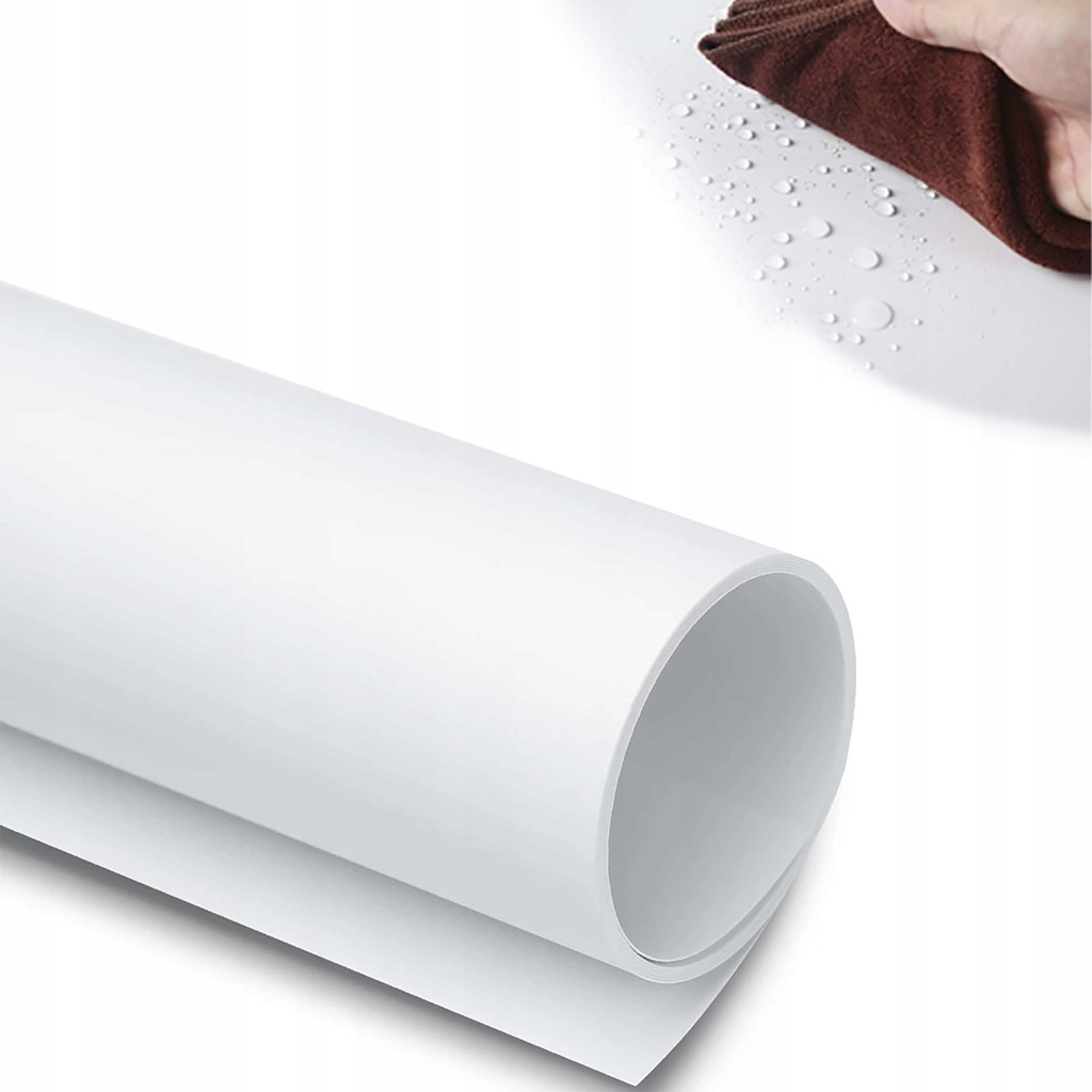 

Tło Polipropylenowe Fotograficzne Białe Pvc 1x2m