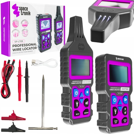 Profesjonalny precyzyjny detektor Lokalizator kabli Spacetronik SPLT09