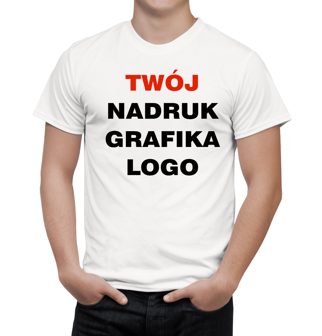 

T-shirt Koszulka z Własnym Nadrukiem napisem
