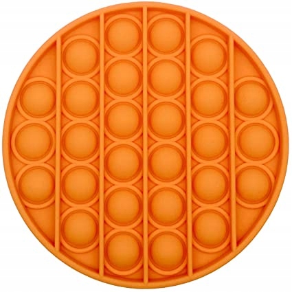 POP IT Push BUBBLE Fidget SENSORYCZNA Koło Orange