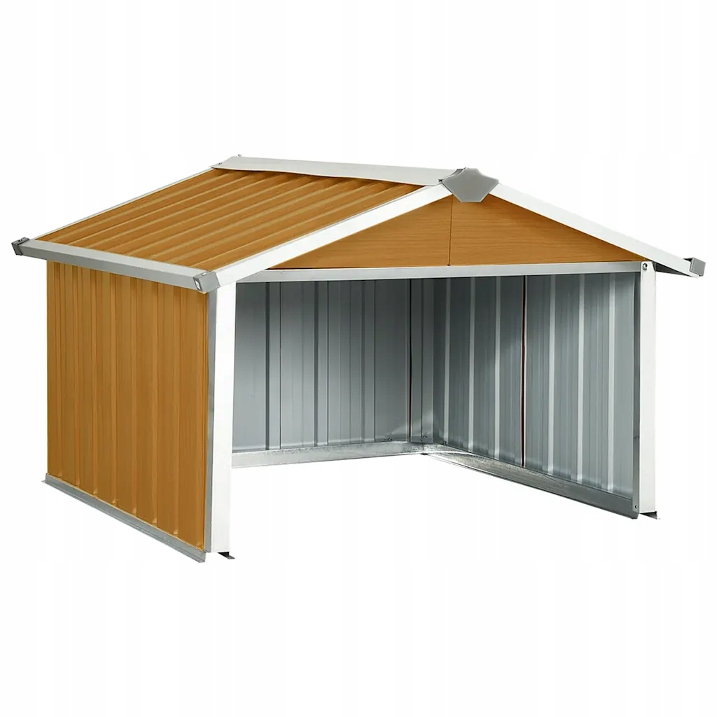 Bronzová kůlna na robotickou sekačku 97 x 97 x 63 cm