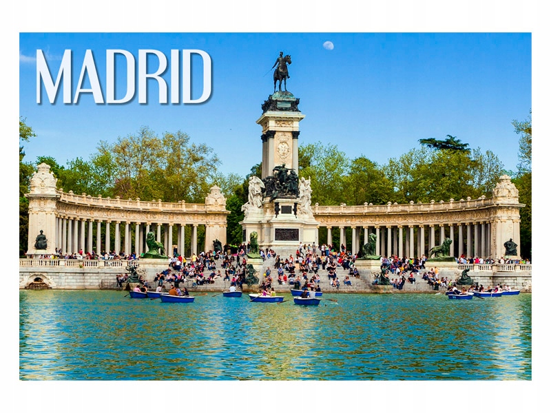 

Madryt Alfonso XII Retiro Magnes na lodówkę