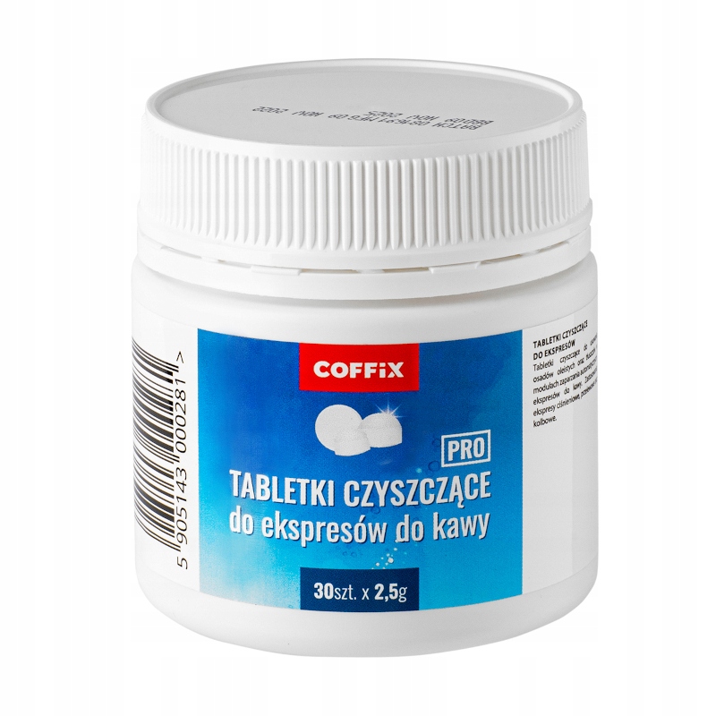 

Tabletki czyszczące Pro do ekspresów do kawy 30szt