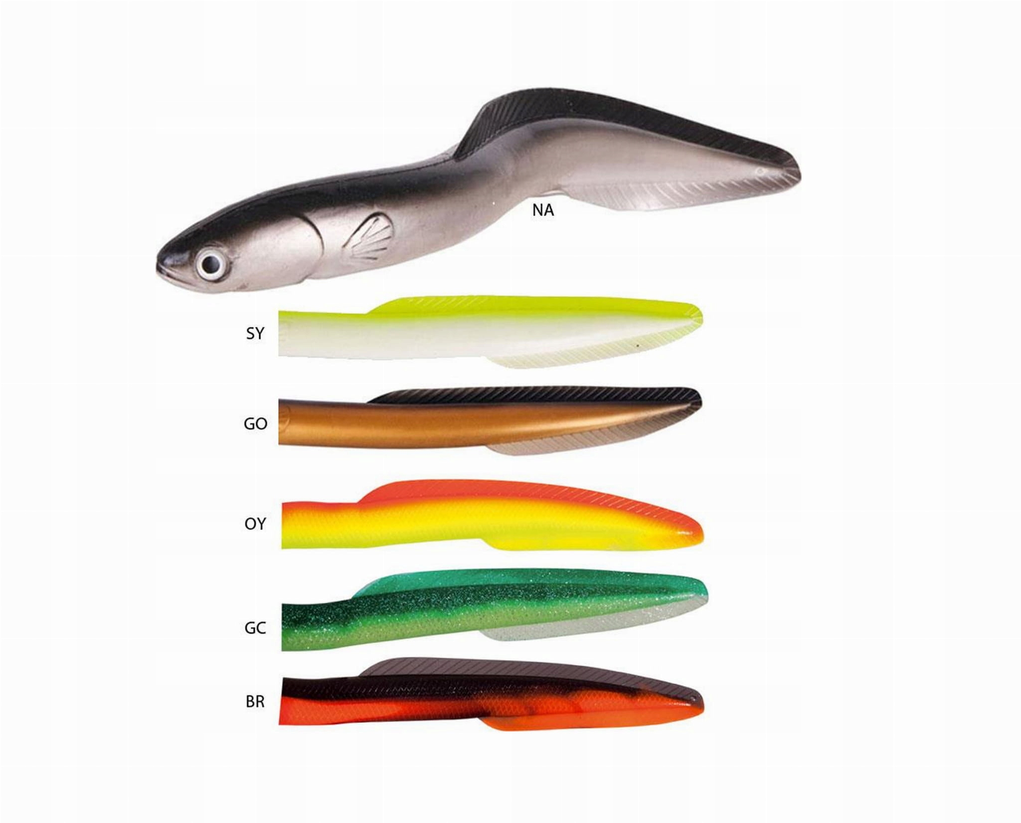 Vertic Eel Uni Cat 29cm Gc przynęta gumowa na suma Seledyn-zieleń