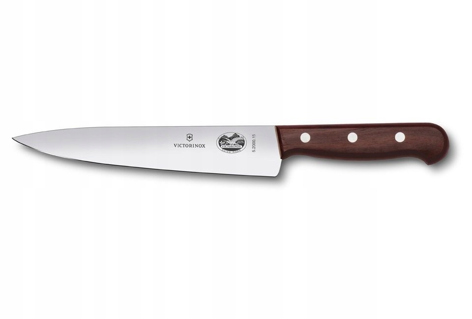 Nůž Velký kuchyňský šéfkuchaře Univerzální Victorinox 15 cm Dřevěná rukojeť