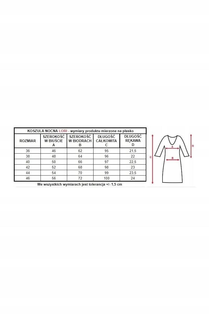 Koszula Nocna Ciążowa Lori Miętowa I Rozm.46 Model Lori