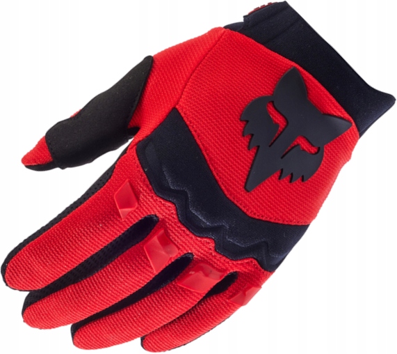 Dětské cyklistické rukavice Fox Dirtpaw Junior vel. Ym Fluo Red