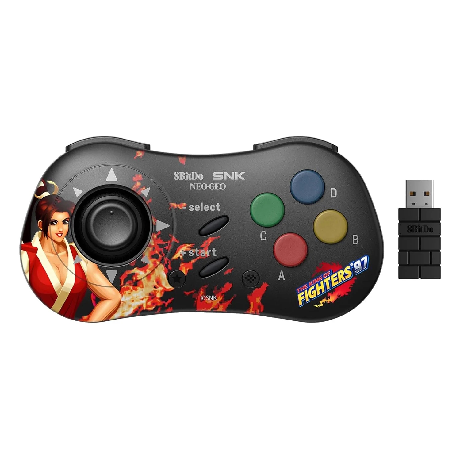 Bezdrátový herní ovladač 8BitDo Neogeo Bluetooth Pad Mai Shiranui