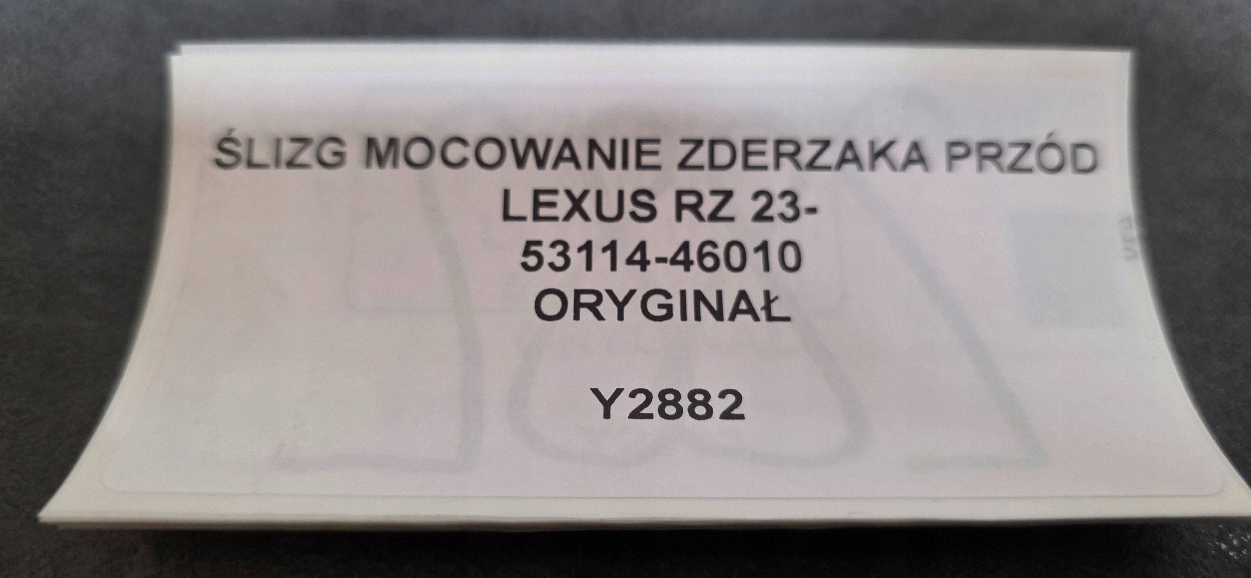 front bumper front Lexus RZ 5311446010