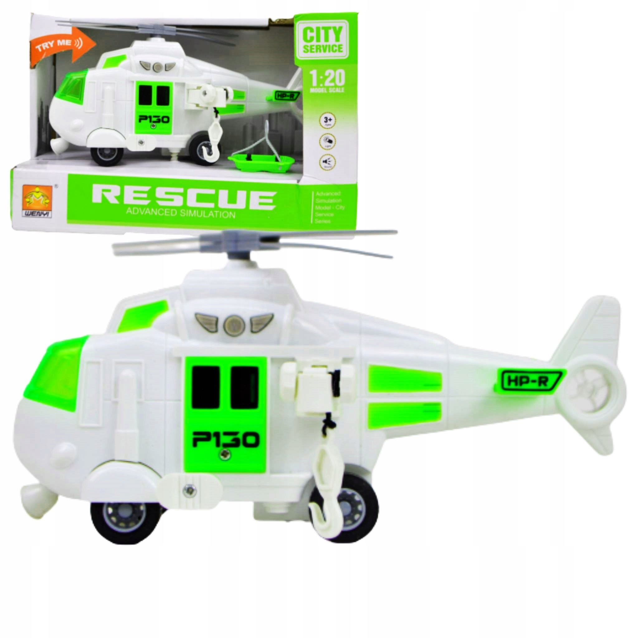 

Helikopter P130 ratunkowy Światła Dźwięk Napęd