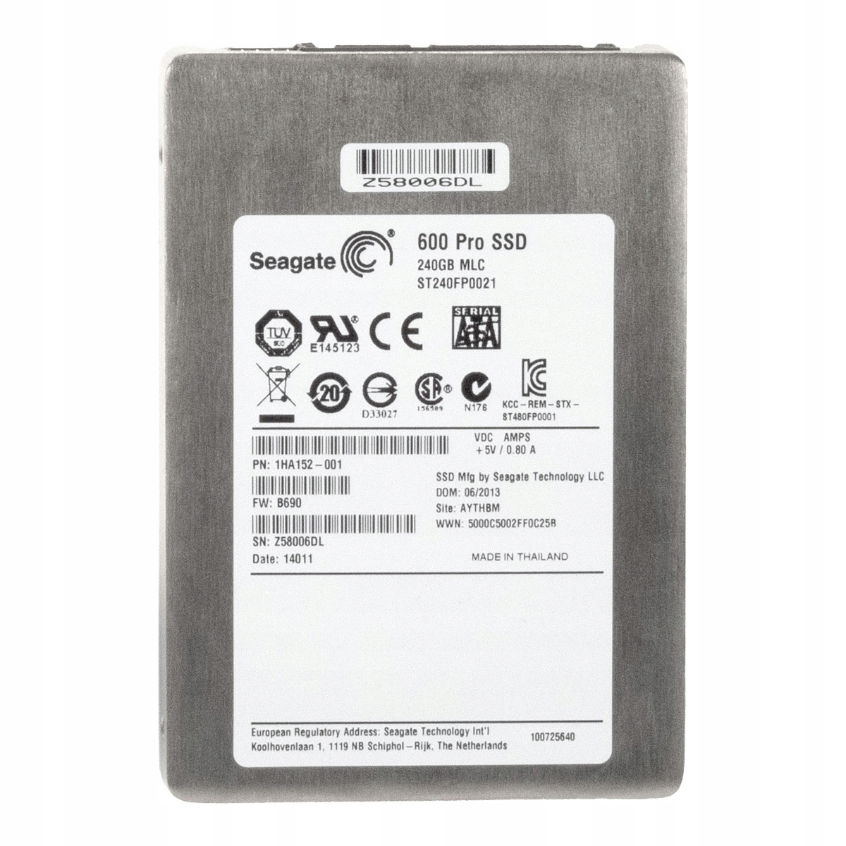 Seagate ST240FP0021 240GB 600 Pro Sata 6GB Ssd