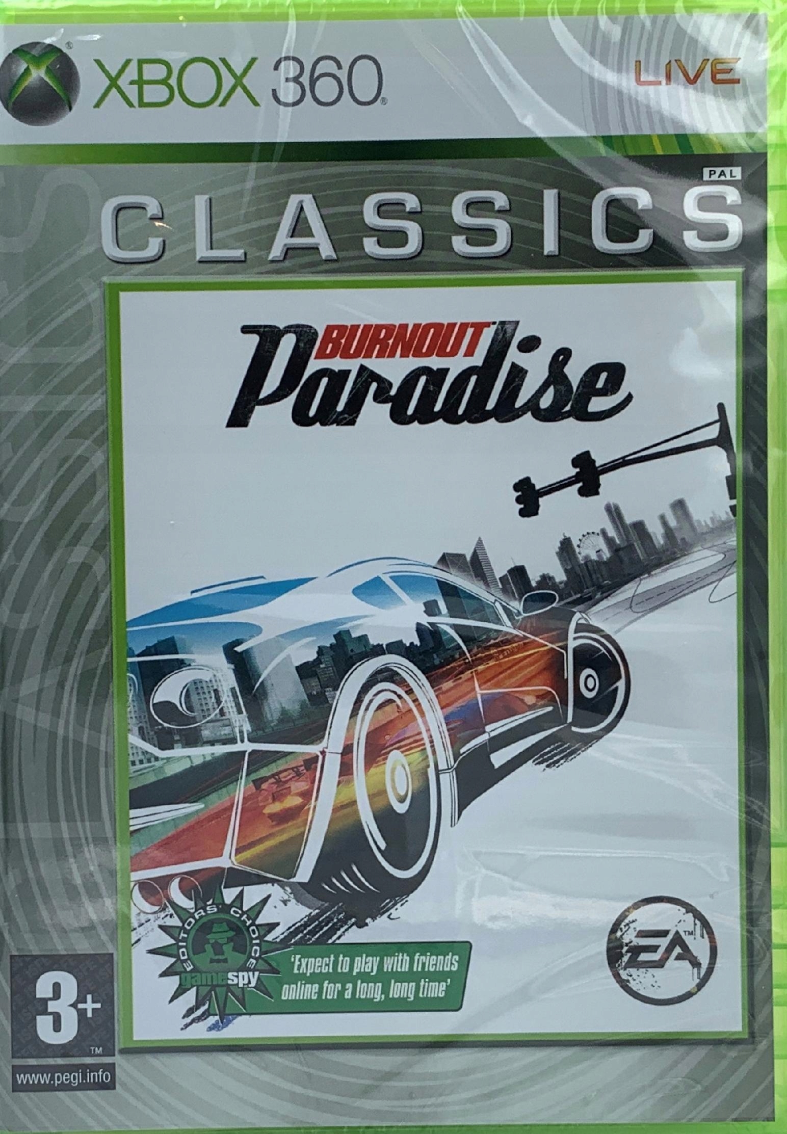 Burnout Paradise Wyścigi Nowa Gra Xbox 360 OUTLET EAN (GTIN) 5030930067991