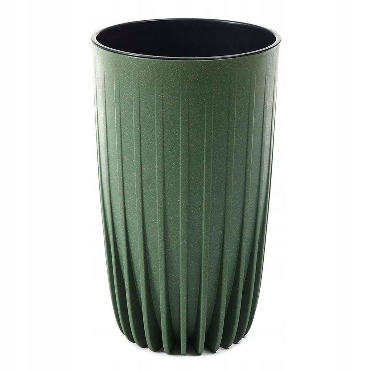 

Donica Wysoka Eco Wood Zielona do salonu 30xh51cm