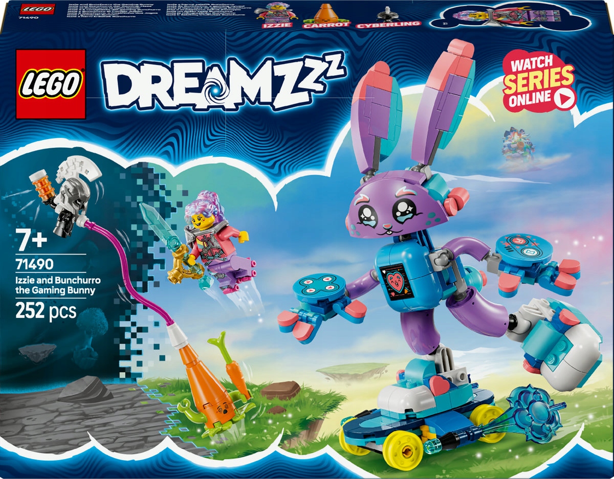 stavebnice Lego Dreamzzz 71490 Izzie A Herní Bunchu Pro Děti