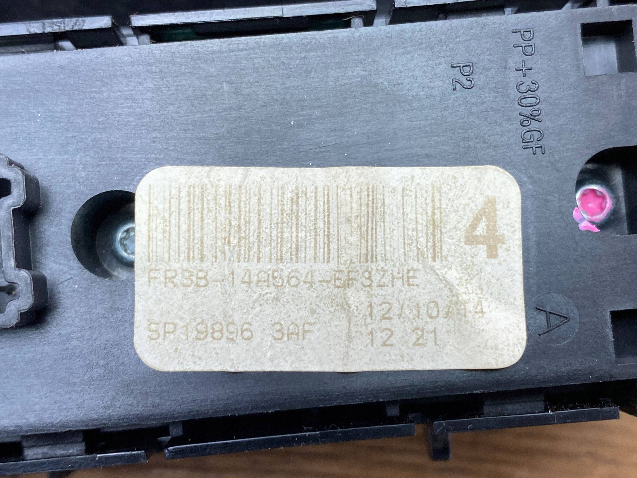 window control switch Ford Mustang VI 2015+