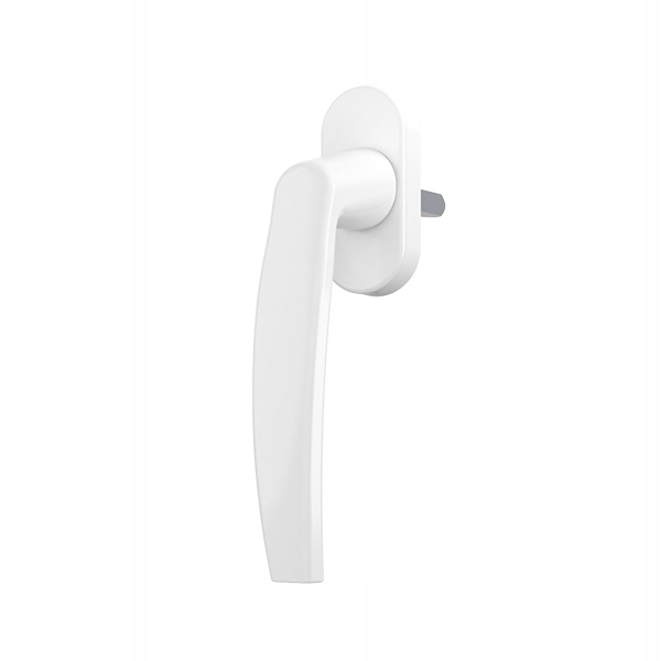 

Klamka okienna aluminiowa biała do okna balkonu 40