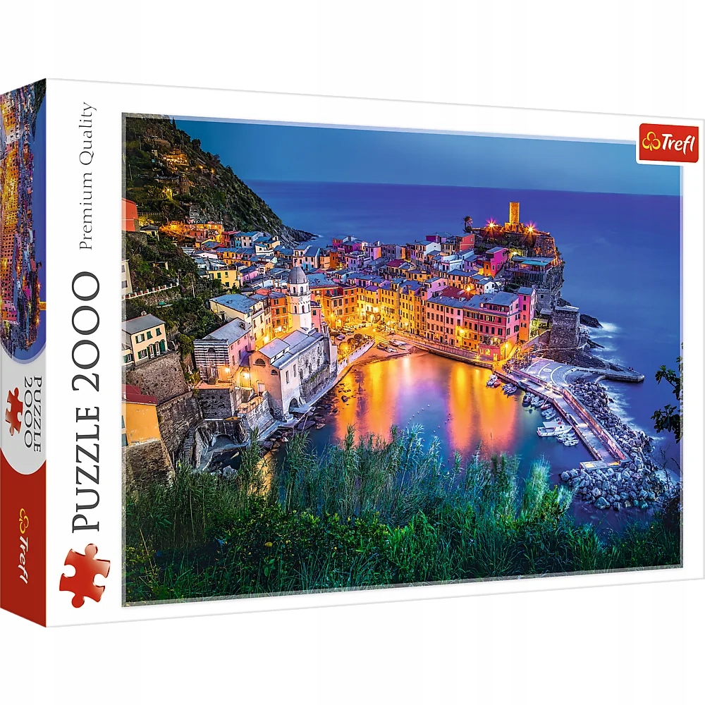 Puzzle Trefl 2000 Vernazza o zmroku (5900511270860) • Cena, Opinie