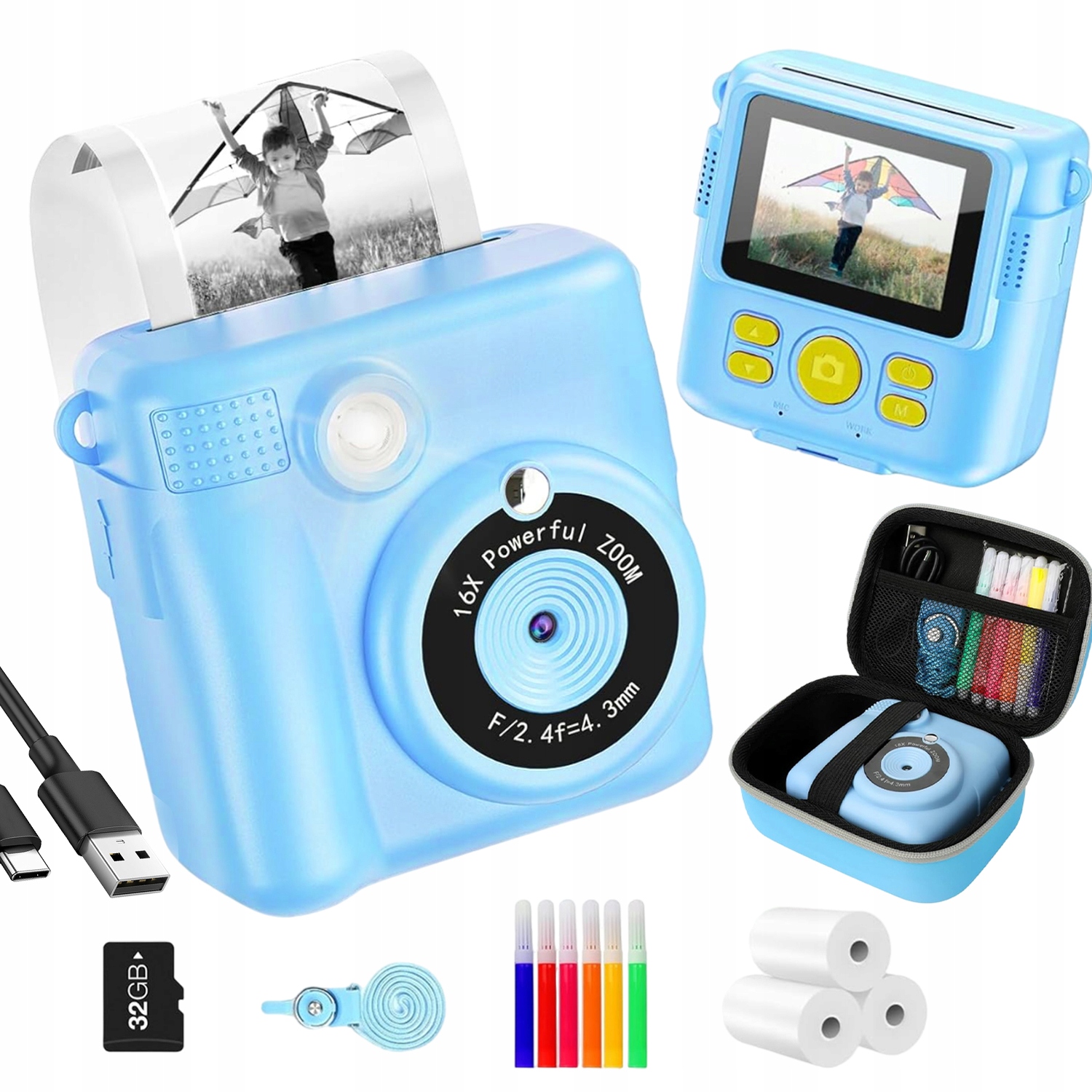 Přenosná Mini Tiskárna, Instantní Termální Fotoaparát