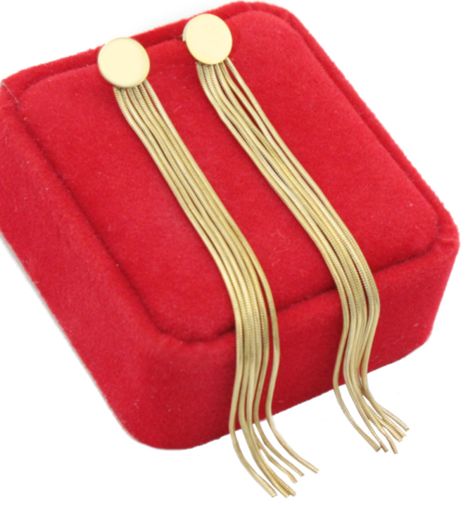 

Kolczyki Żmijki Złote Multi 8,5 cm Stal 316 L