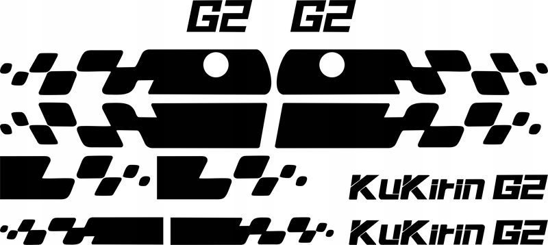 Zestaw naklejek Kukirin G2 custom zmiana koloru naklejki tuningowe