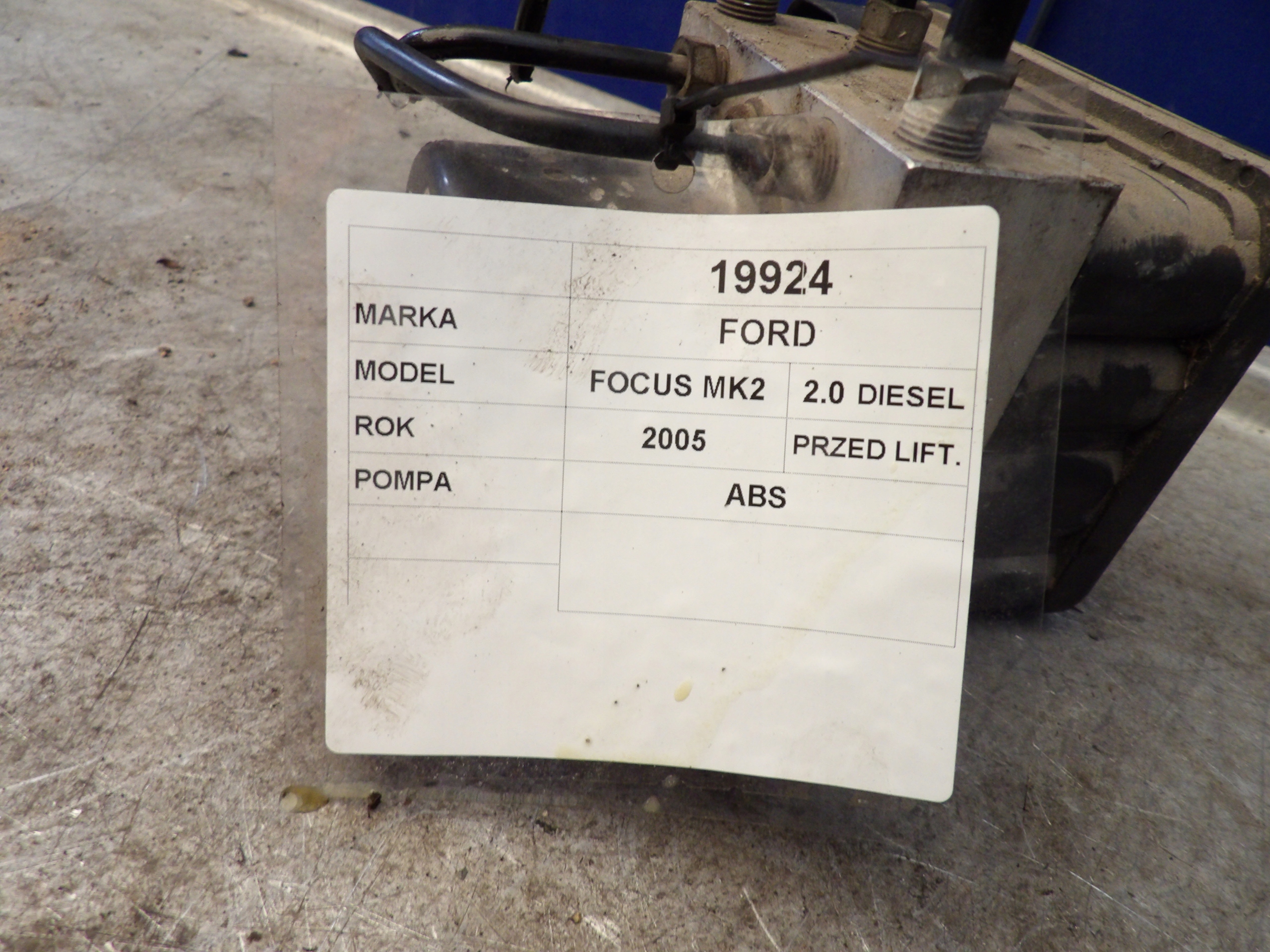 Ford Focus MK2 Pumpe ABS 10.0960-0115.3