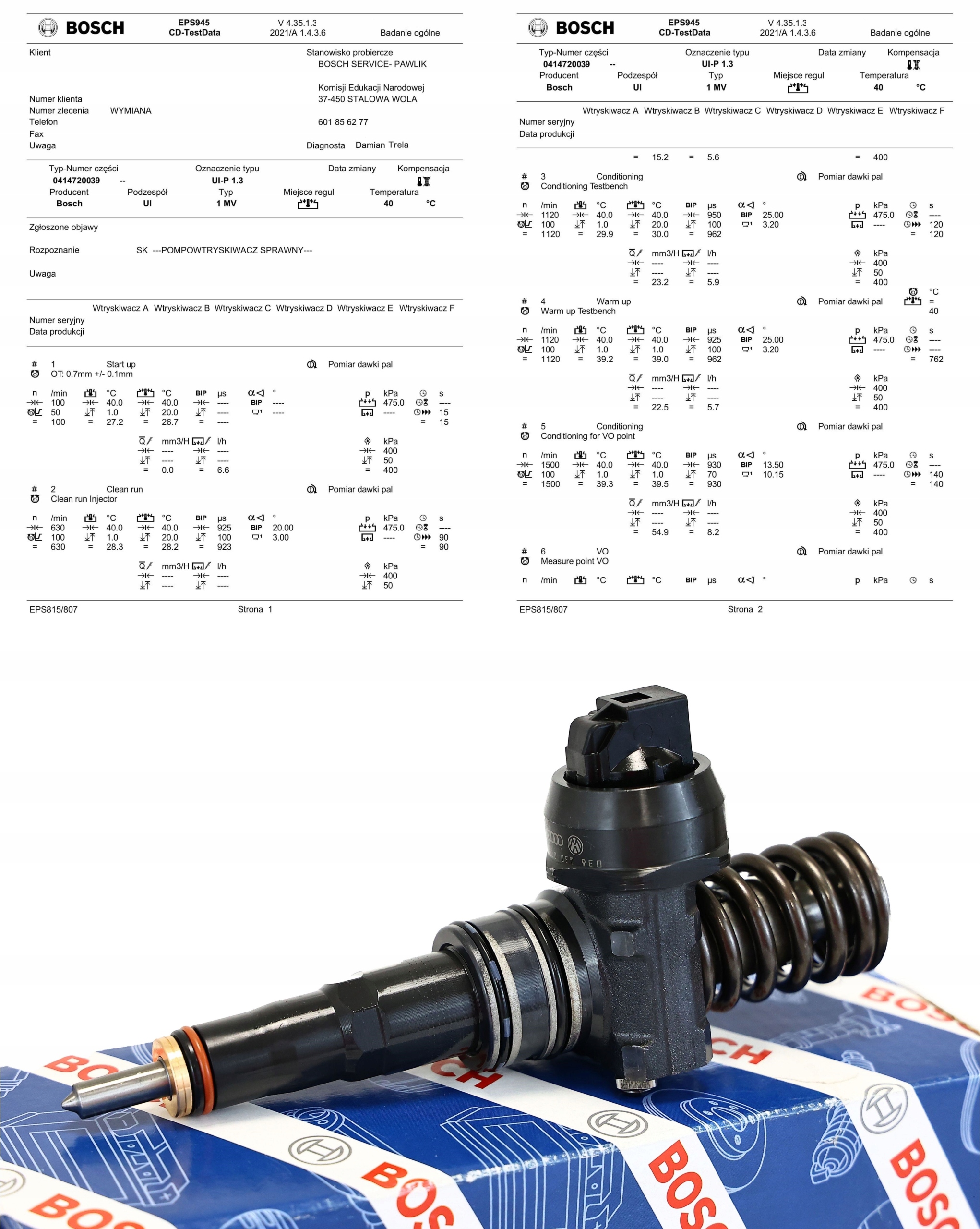 Bosch 038130073AL насос форсунка