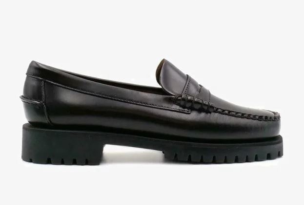 SEBAGO DAMSKIE MOKASYNY CZARNE SKÓRZANE 36 ŻBC Oryginalne opakowanie producenta pudełko