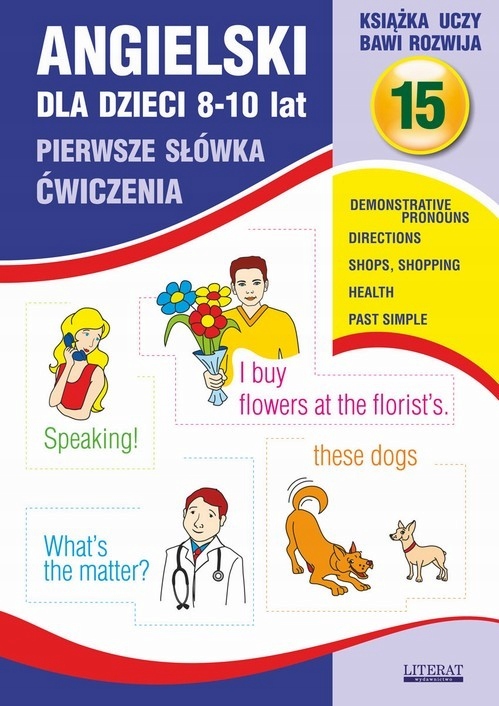 Ebook | Angielski dla dzieci 15. Pierwsze słówka. Ćwiczenia. 8-10 lat - Joa