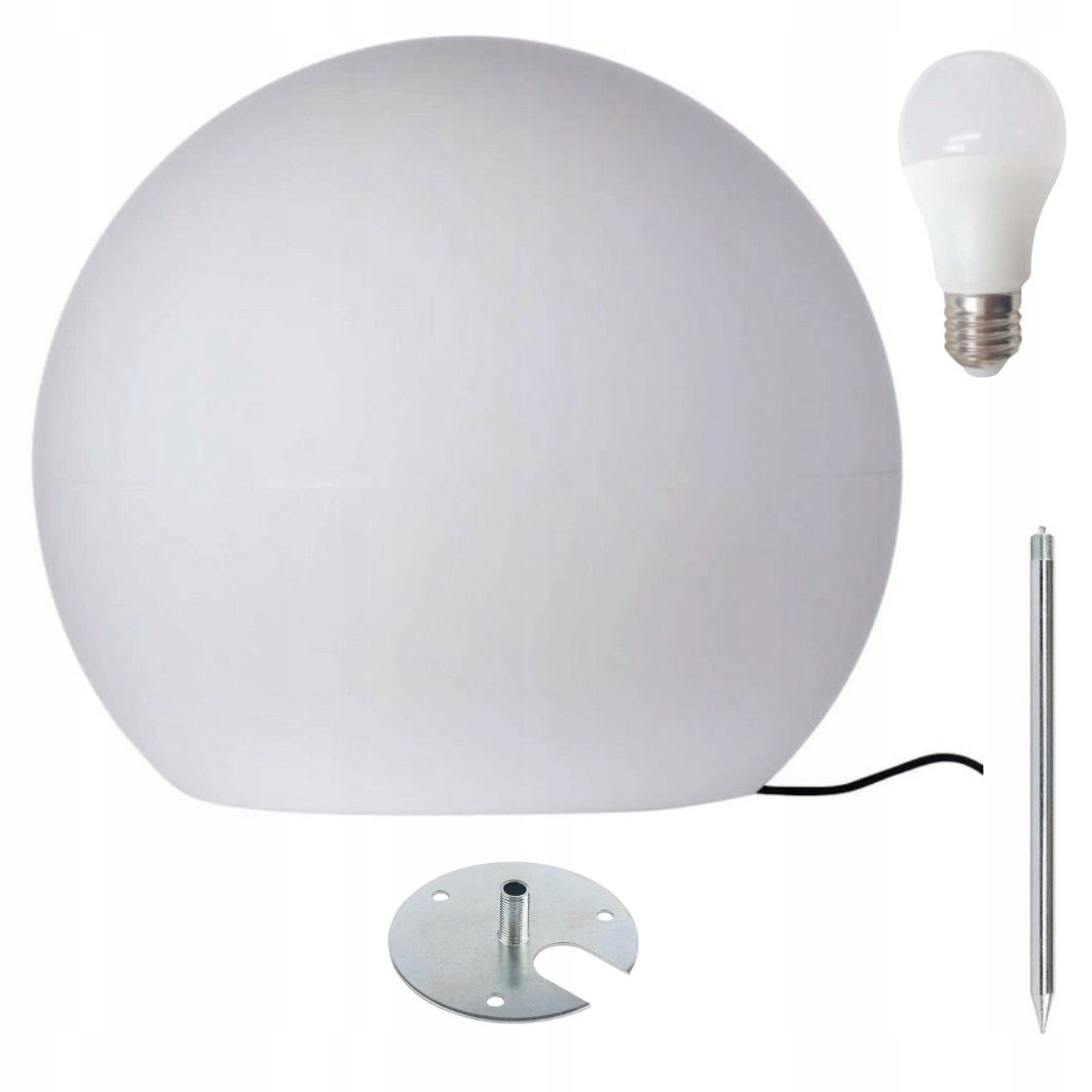 Kula ogrodowa świecąca Led średnica 80cm całoroczna 230V barwa neutralna
